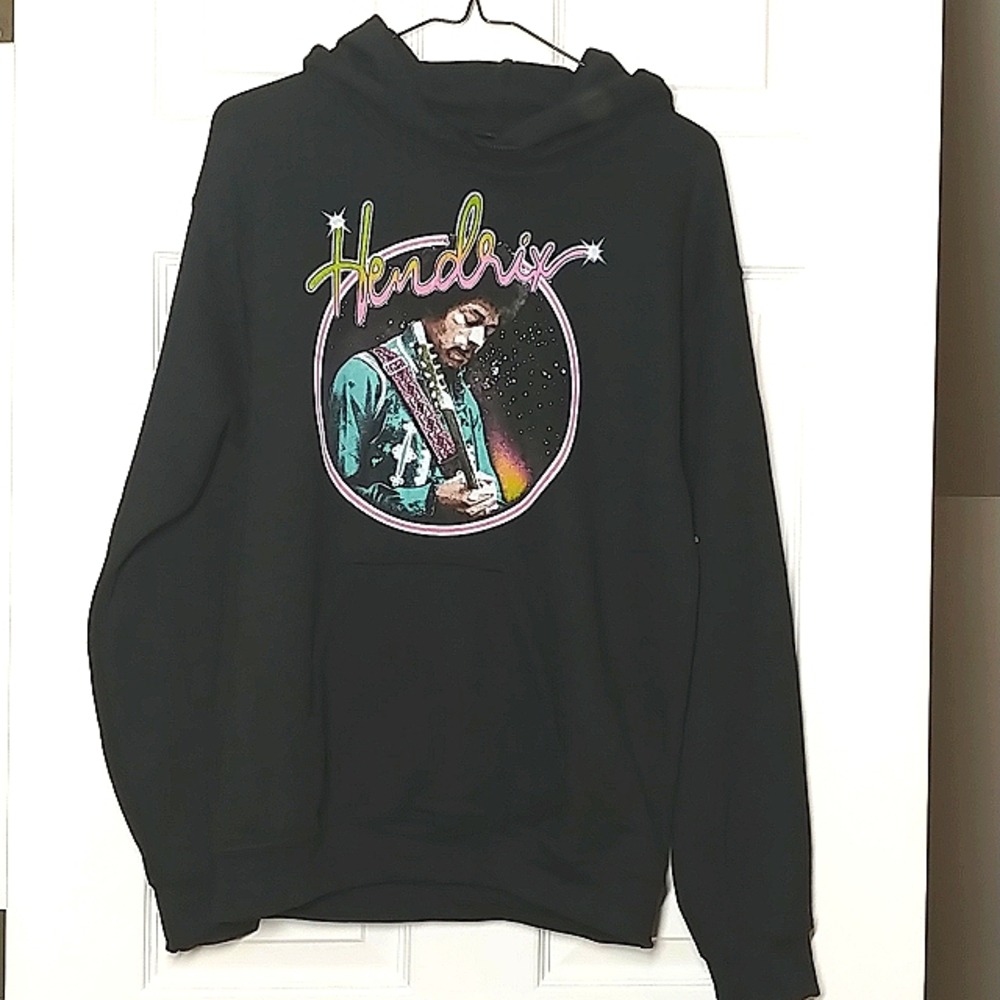 Jimi Hendrix black hoodie NEW size men's small
